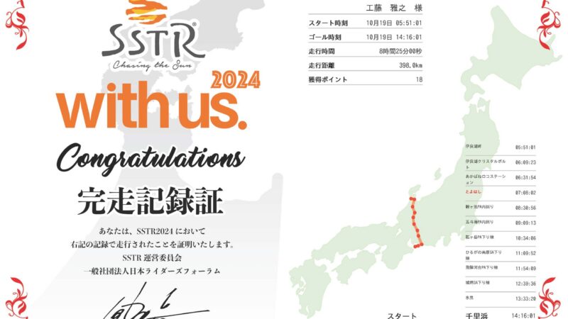GSI、かいちょーとざかまん、SSTRに初参加してみた！！
